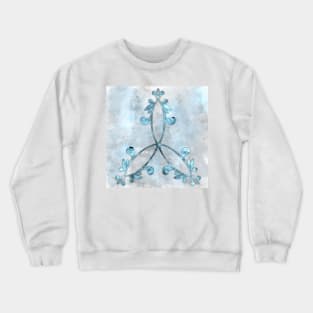 Celtic Trinity Knot in blue Crewneck Sweatshirt